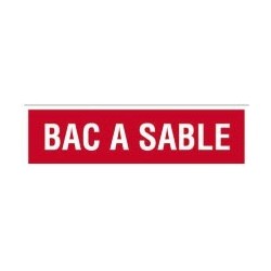 PANCARTE BAC A SABLE