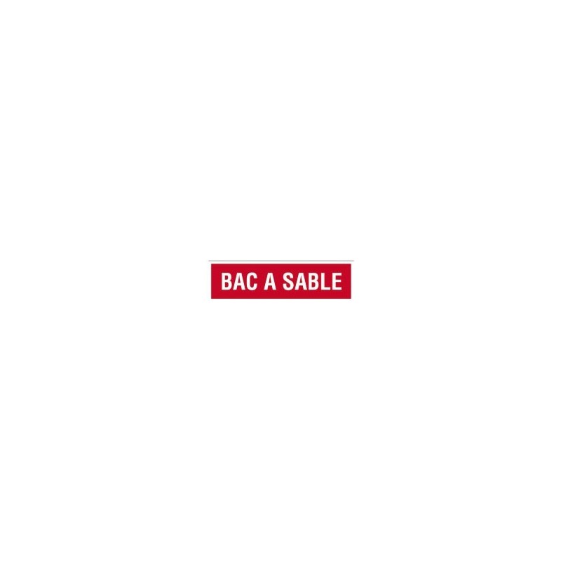 PANCARTE BAC A SABLE