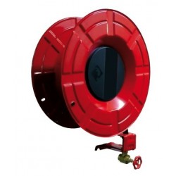 Dévidoir EUR9 acier plastifié rouge incendie