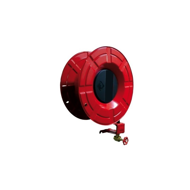 Dévidoir EUR9 acier plastifié rouge incendie