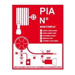 PLAQUE DE SIGNALISATION PIA