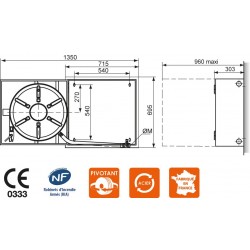 EURC RIA pivotant en coffret
